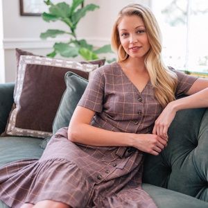 Gal Meets Glam Plaid Emerson Dress